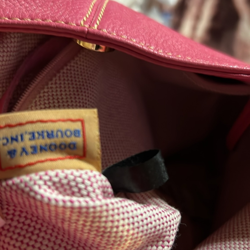 TRADE Dooney & Bourne Pink Leather Shoulder Bag. NWT - Picture 8 of 11
